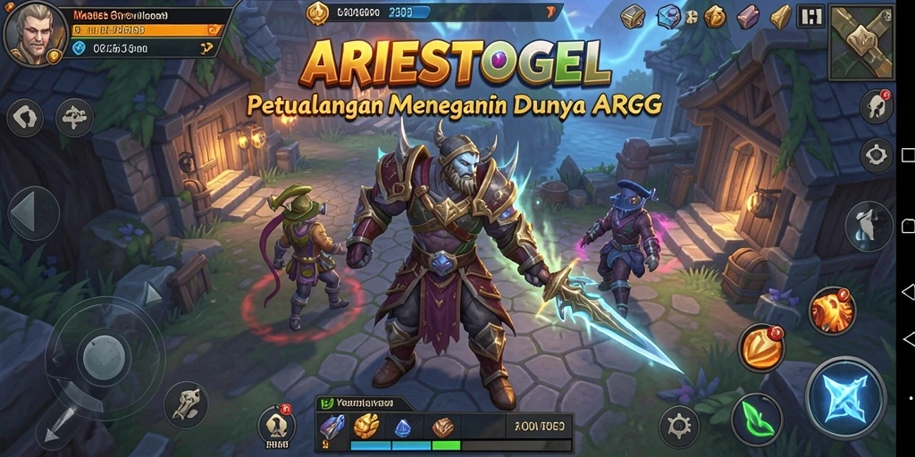 Gambaran menarik dari gameplay menantang di ARIESTOGEL.