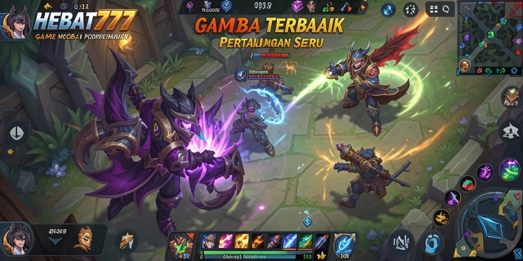 Gameplay seru HEBAT777 dengan pertempuran antartim.