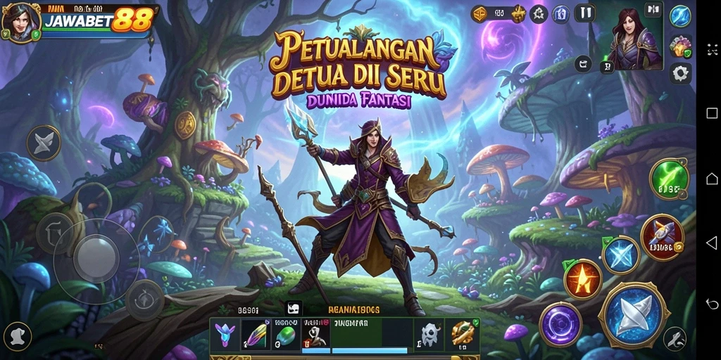 Gameplay JAWABET88 yang seru dan menantang di dunia fantastis.