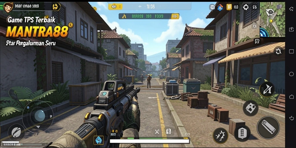 Tampilan gameplay seru dalam MANTRA88 yang penuh aksi.