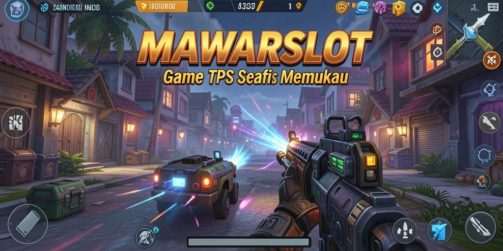 Tampilan gameplay TPS yang mendebarkan dalam MAWARSLOT.