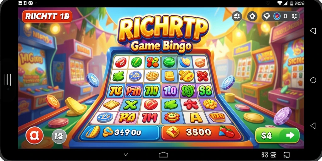 Tampilan gameplay RICHRTP yang seru dan penuh warna.